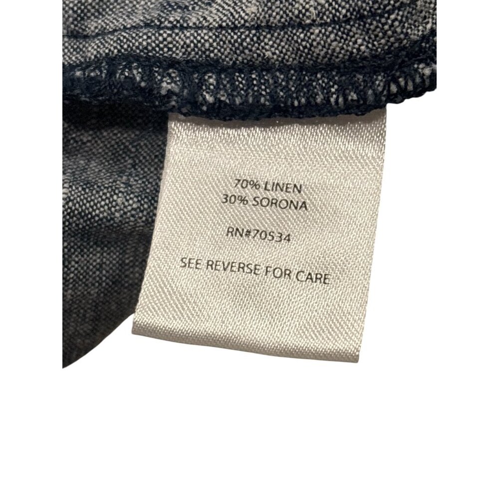 Orvis Linen Blend Shorts Lot 2 Size 16 Elastic Waist Casual Summer - Picture 8 of 12